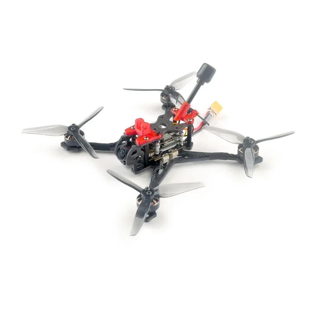 HappyModel Crux35 HD V2 3,5 inch Freestyle Quad CrazyF411 ELRS AIO Caddx Vista Nebula Nano EX1404 KV3500 4S UART ELRS