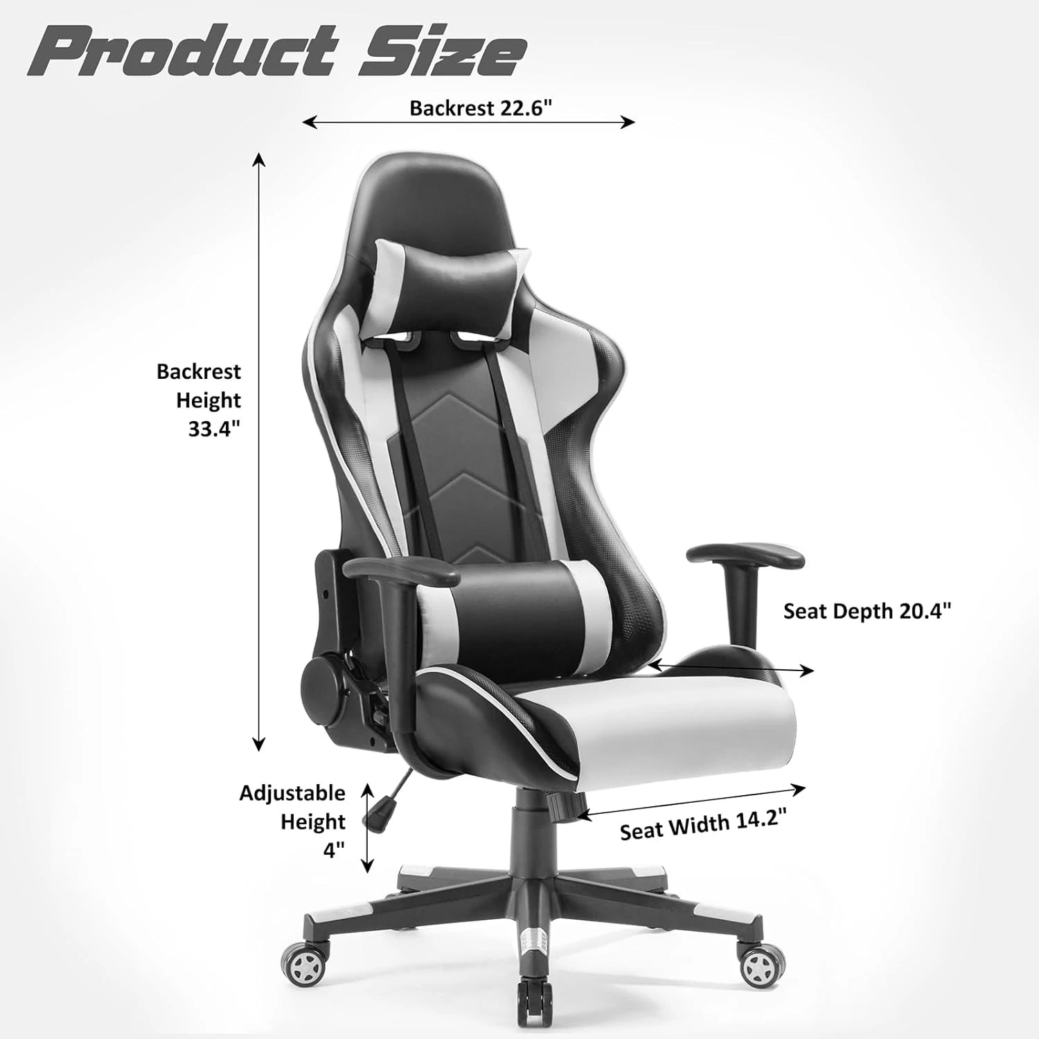 

Racing Computer Chairs High Back Video Gaming Chair Adjustable Executive Ergonomic Swivel Gamer Chair