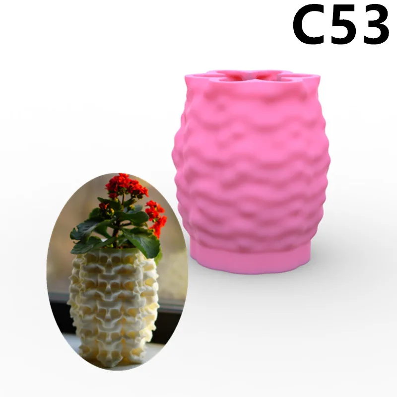 

Skull Succulent Flower Pot Silicone Mold for Epoxy Cement Plaster Handmade Crafts Ornaments Ashtray Pen Holder Decoration