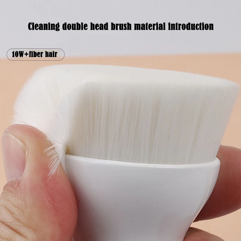 3 ألوان مزدوجة الوجهين تنظيف الوجه فرشاة تدليك يدوية للوجه شعيرات ناعمة مقشر المحمولة ماكياج أدوات غسل الوجه