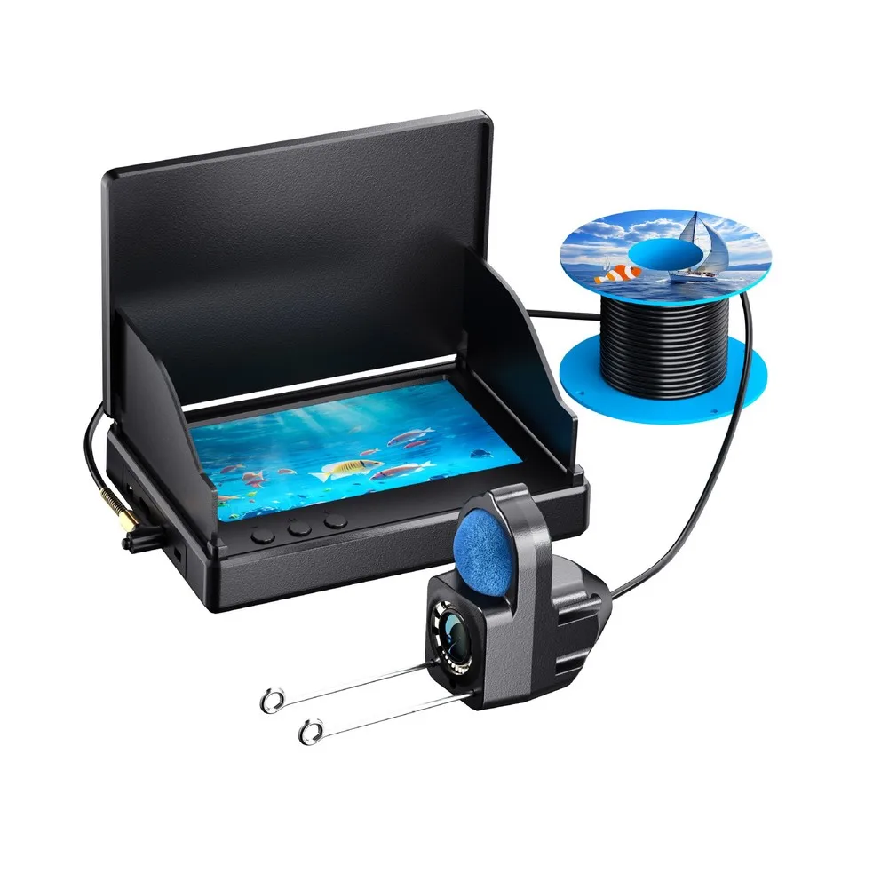 /Underwater /Fishing /Camera IPS Fish Finder With Wide Angle Lens HD Video Recorder For Sea Lake River Ice Fishing Aquaculture E