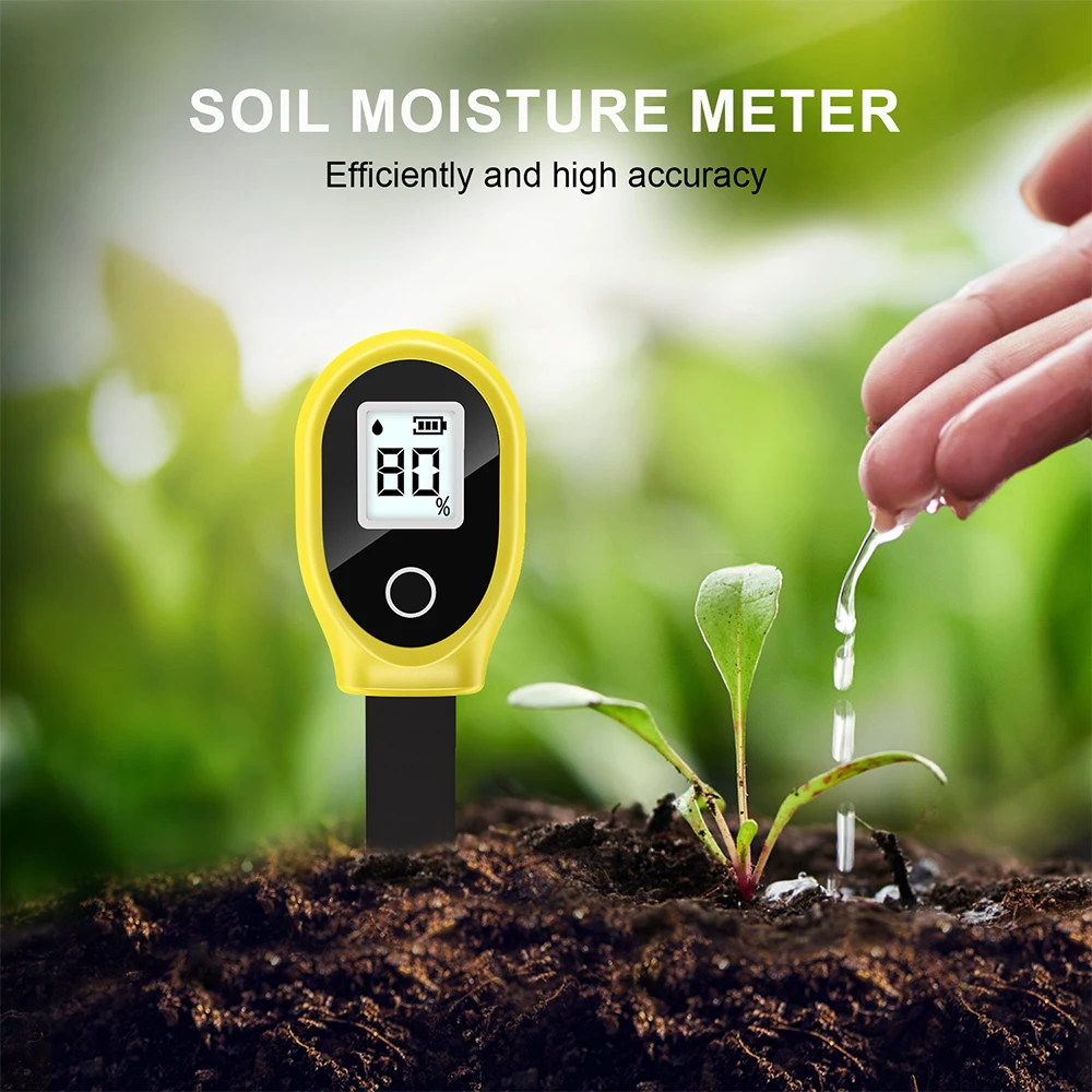 Soil Moisture Meter Monitor Plants Moist Testing Tool Soil Hygrometer Plant Soil Detector Garden Planting Humidity Meter