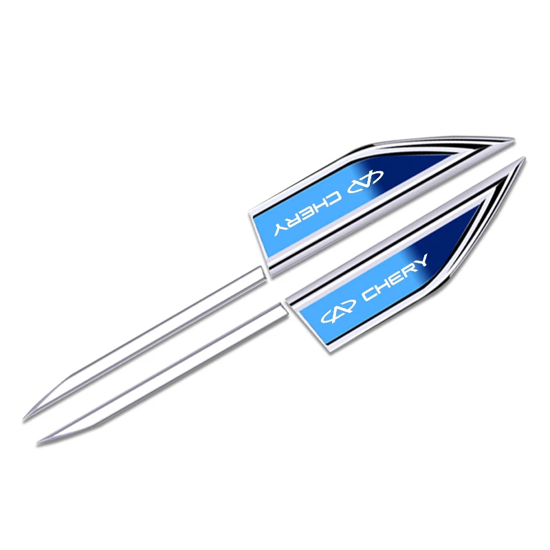 2pcs Car Chrome Modified Car Body Side Doors Blade Car Stickers for CHERY TIGGO 3 4 5 5X 6 7 8 PRO  Auto Accessories