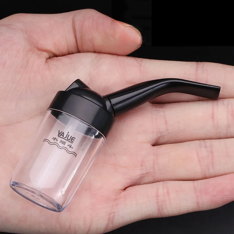 Popular Bottle Water Pipe Portable Mini Hookah Shisha Tobacco Smoking Pipes Gift of Health Metal Tube Filter