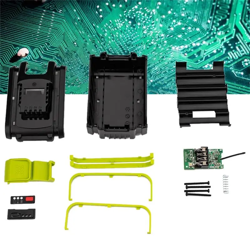 N86R Battery Plastic Case+Protective Board for 10-Core 20V Lithium Battery Kit with Battery Display