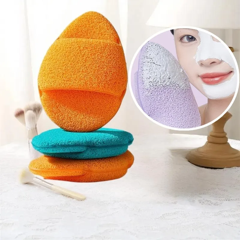 1pc Wiederverwendbare Weiche Gesichts Waschen Puffs Gesicht Reinigung Schwamm Pad Saubere Gesichter Massage Make-Up Tiefen Entferner Zu Mitesser hautpflege Werkzeug