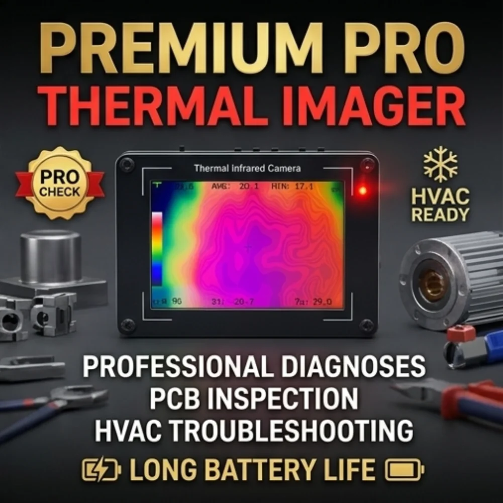 

Высокоточная тепловизионная камера MLX90640 OV2640 с 3,5-дюймовым экраном и функцией слияния изображений при двойном освещении для электриков и специалистов по HVAC
