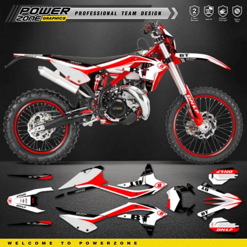 PowerZone Custom Team Graphic Decal & Sticker Kit For Beta Xtrainer 2023 2024 2025 XTRAINER 250 300  01