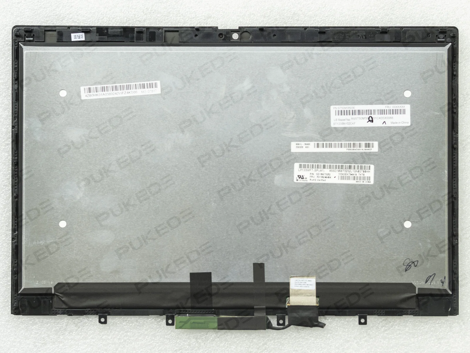 Imagem -02 - Original 133 Polegadas Fhd Lcd Touch Screen Display Digitizer Assembly 5m10w64464 para Lenovo Thinkpad x1 L13 Yoga L13 Yoga Gen 2