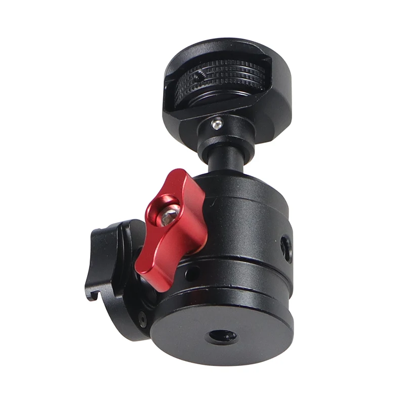 Mini Stativ Swivel Ball Kopf mit Kalten Schuh Mount Adapter für DSLR Kamera Monitor Vlog Flash Licht Mikrofon Magie Arm stehen – Detail 28