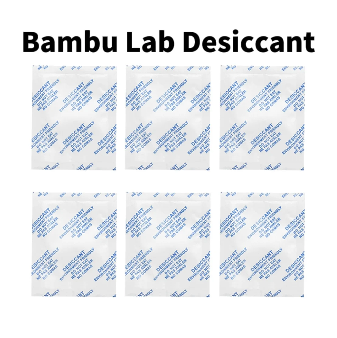 Bambu lab 3D printer accessories, AMS consumable desiccant, 6 packs, can be replaced directly, water absorption 300%