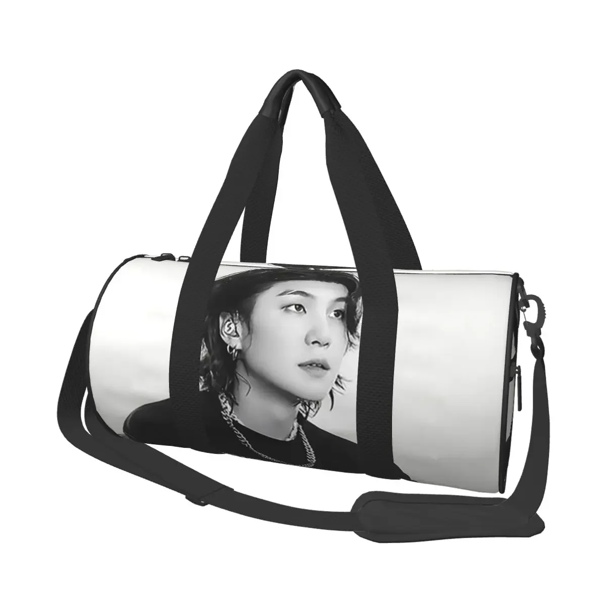 

Yoongi Concert Large Duffle Gym Bag Multi-Functional Duffle Travel Bags Handbags Fitness bag