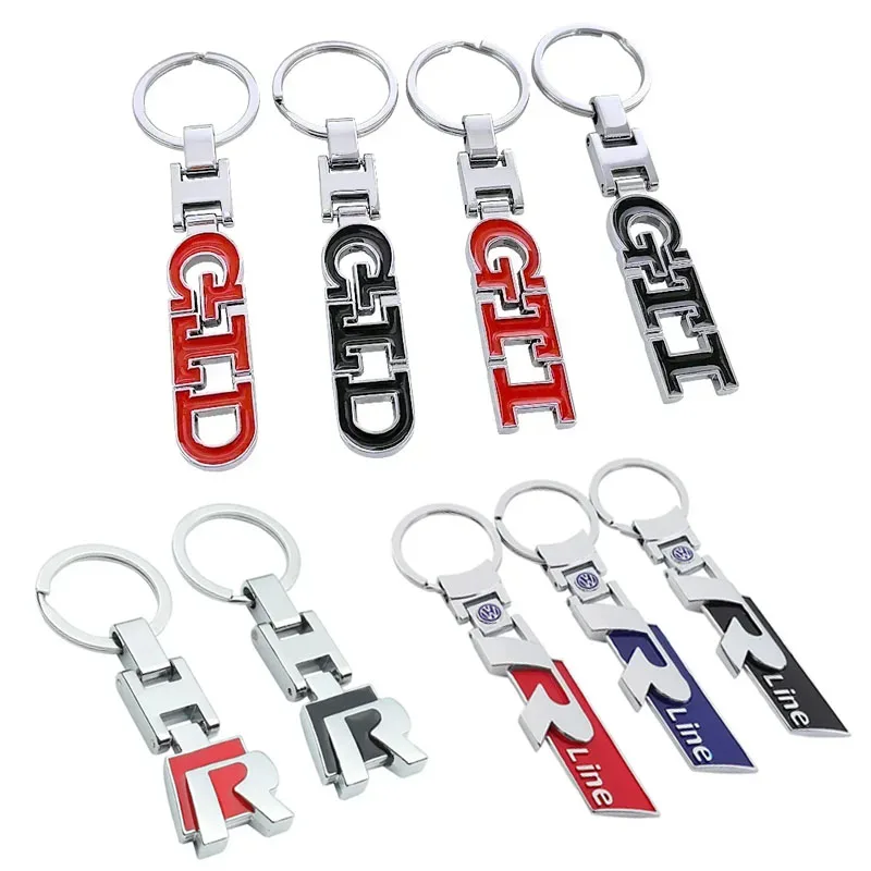 

Горячая новинка 2026: Брелок-логотип VOLKSWAGEN GTI GTD для автомобиля, аксессуар для ключей, значок для Volkswagen VW Rline Polo Passat Tiguan