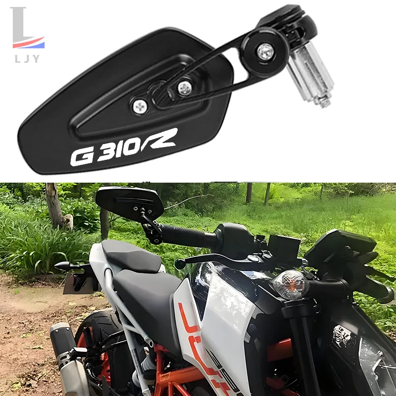 For BMW G310R G310 GS G 310 GS G310 R G 310R G310GS 1 Pair Motorcycle Rearview Mirrors Universal Scooter Bar Handlebar Mirror