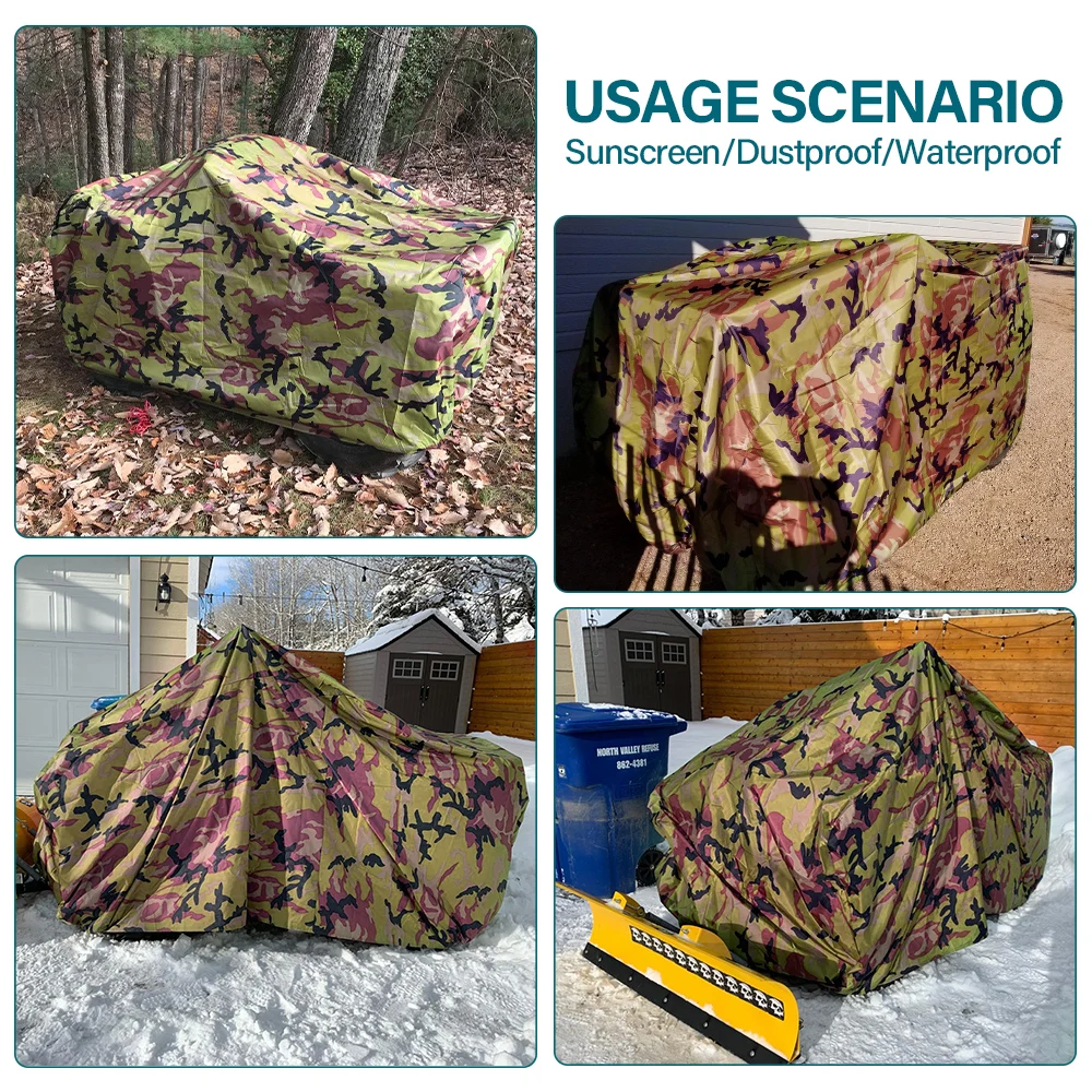 Colorful 190T beach bike camouflage ustproof cover ATV car cover storage bag Snow Rain Sun Waterproof Cover Outdoor Protection