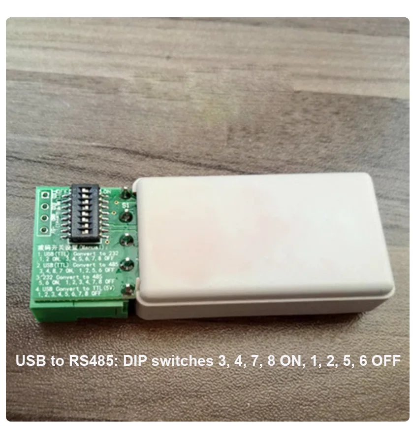 Adattatore convertitore 3 in1 USB 232 485 A RS485 / USB A RS232 / 232 A 485 ch340 W/LED per WIN7, controllo accessi PLC Linux