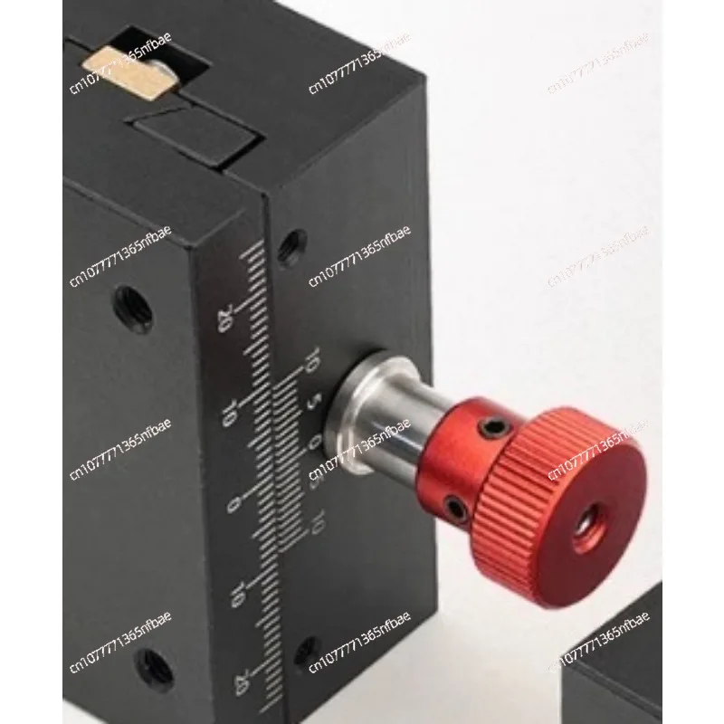 Manual X-axis Displacement Platform Precision Fine-Tuning 40 Stroke Slider Gear Rack And Rack Small Dovetail Slot Slide Platform