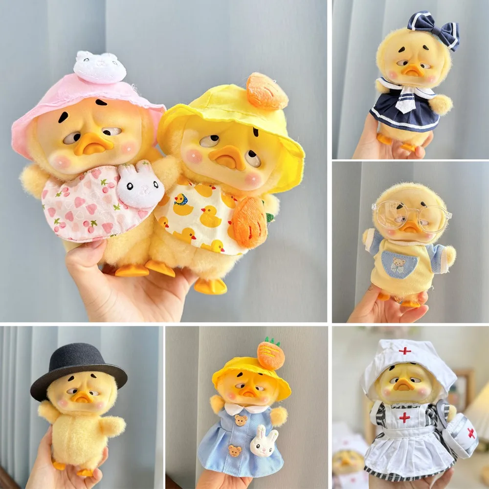 15cm Annoying Duck Series Clothes Replacement Outfit Changing Dressing Game Clothes DIY Dress Up Doll Clothes Accessories