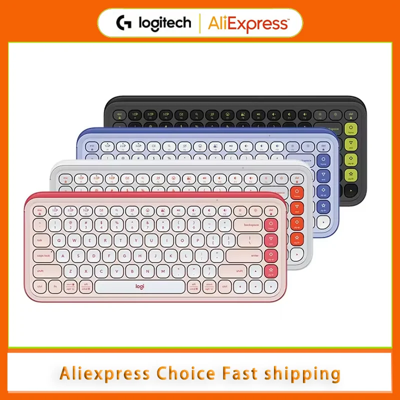 

NEW Logitech POP ICON KEYS keyboard Bluetooth connection suitable for computers with packaging box 100% original