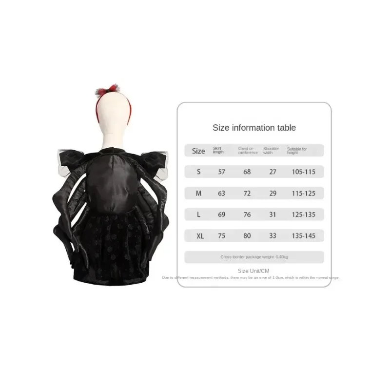 Halloween Stage Performance Costume Anime Cosplay Eight-Legged Spider Girl Dress New 2024 Children\'s Cosplay Party Wear