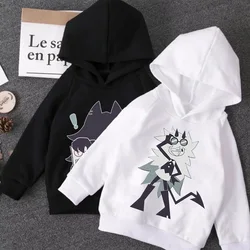 Fundamental Paper Education Hoodies for Children Winter Anime Sweatshirt Kids Warm Thickening Pullover Boys Girls Clothes Gift