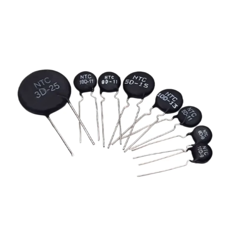 10PCS NTC Thermistor Power Type 3D 8D 10D Series 3D-25 5D-9 5D-11 8D-9 10D-11 Inrush Current Limiter For Power Supply