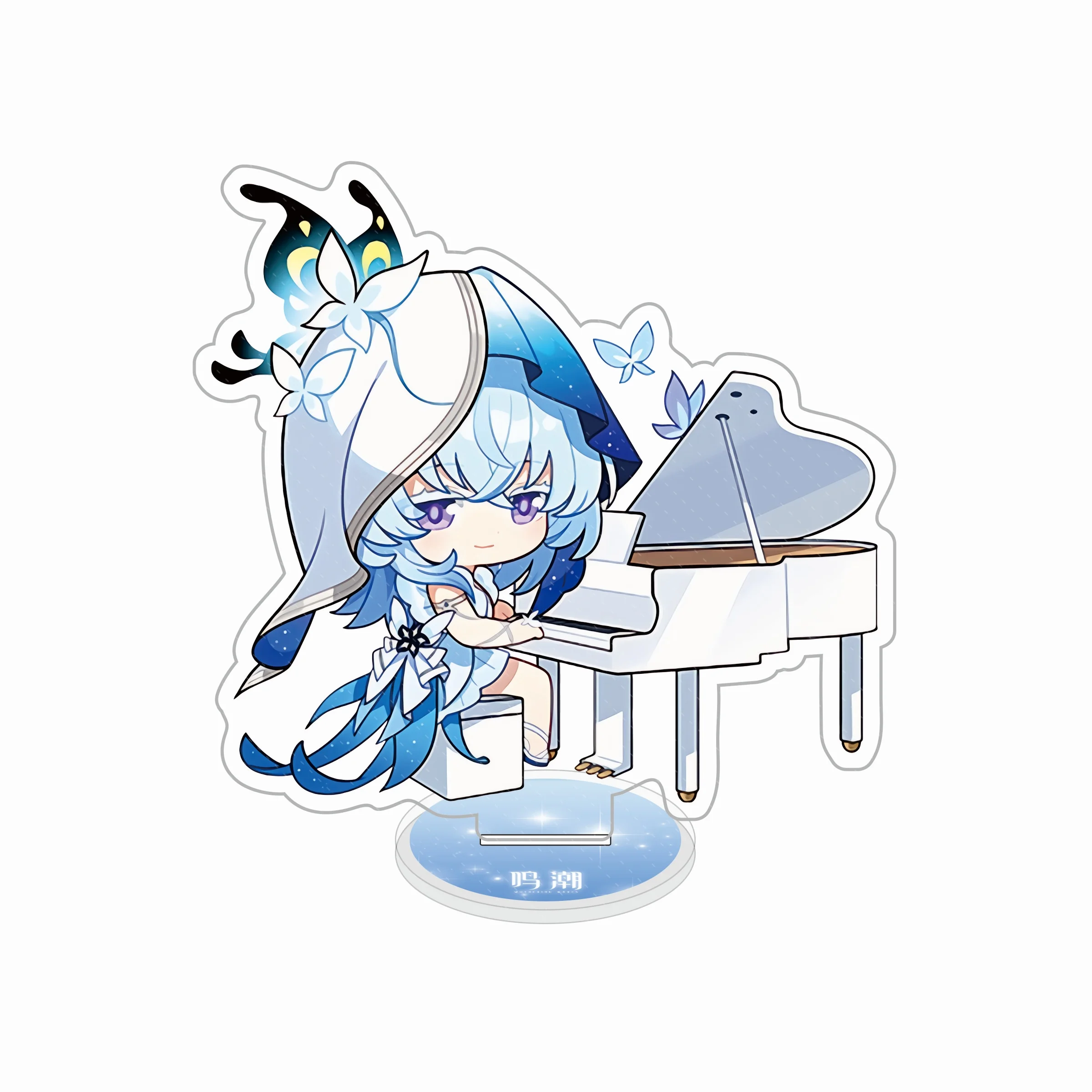 Wuthering Waves Jinhsi Gallery Figure Stand Model Plate Key Ring Changli Acrylic Standing Anime Zhezhi Xiangliiyao Gifts