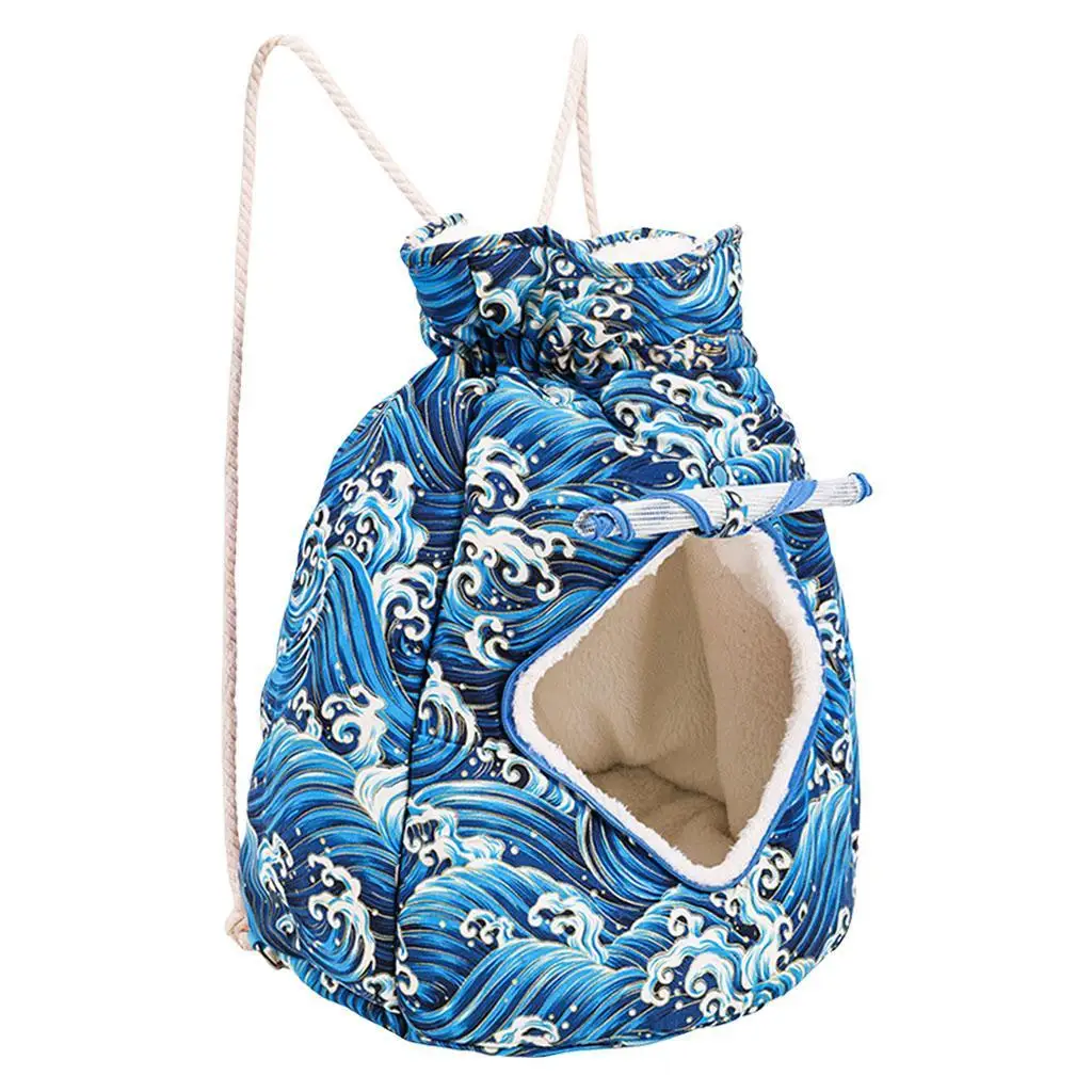 Hanging Chest Warm Pet Carrier Bag Cat Dogs Backpack Cage Bags