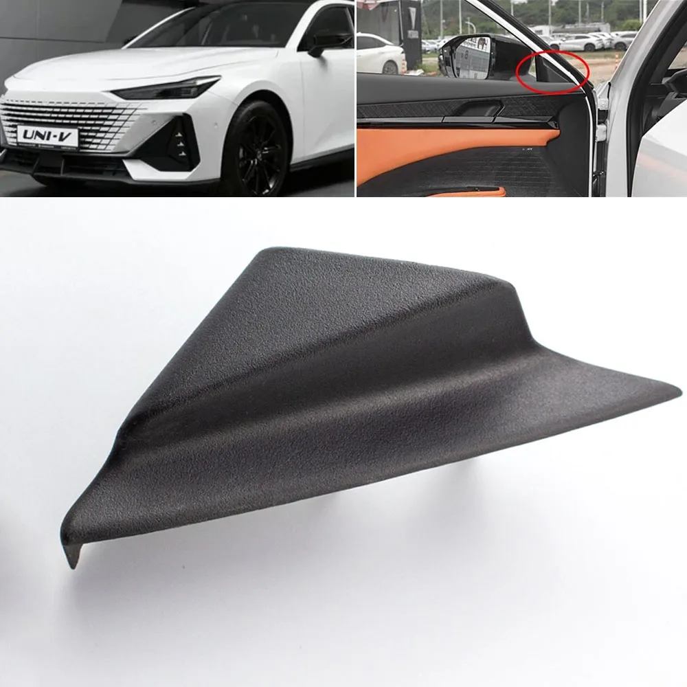 Car Interior Front Door Triangle Plate Cap Window Garnish Cover Panel Side Mirror Trim For Changan UNI-V UNIV 2019-2025