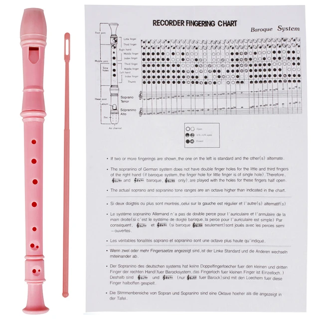 New 8 Holes Recorder Beginner Practice Training Special ABS Opaque Clarinet And Cleaning Stick Set Woodwind Flute 2 New 8 Holes Recorder Beginner Practice Training Special ABS Opaque Clarinet And Cleaning Stick Set Woodwind Flute 2