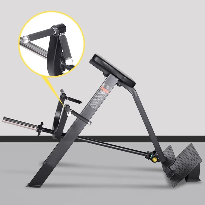 Rowing machine Horizontal pull back diagonal pull bar T-bar Lean over and pull hard Combined force Fitness equipment Exercise