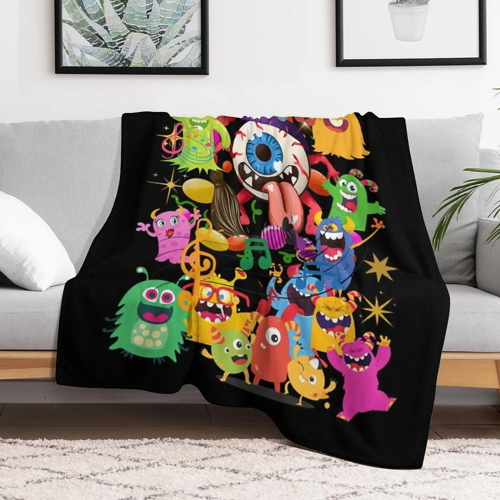 My Singing Monster,My Singing Monsters Throw Blanket For Baby Plaid halloween Blankets