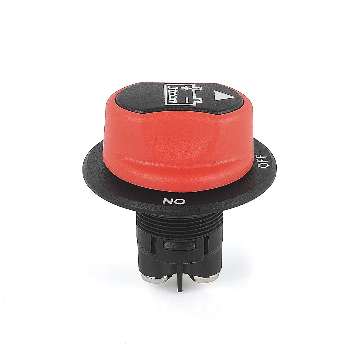 Car Battery Disconnect Switch MAX.50V DC 50A Cont 75A INT Boat Battery Switch Waterproof  (NO-OFF/50A)