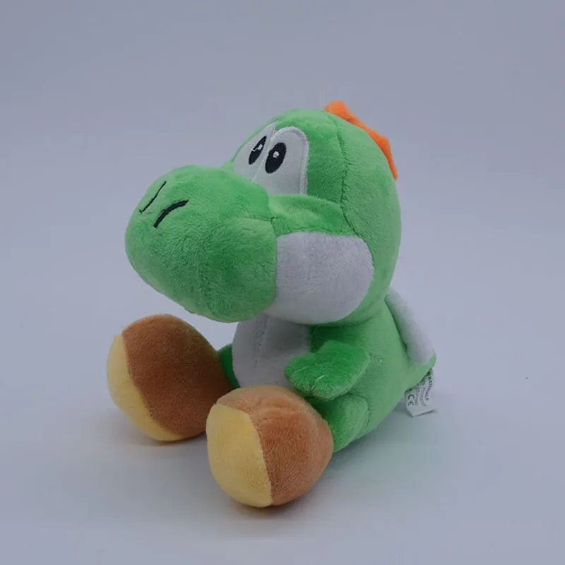 16cm Yoshi Cartoon Action Figure Toys Green Toys Super Mario Yoshi Toys Soft Pillow Dolls Gift for Collection of Game Lovers