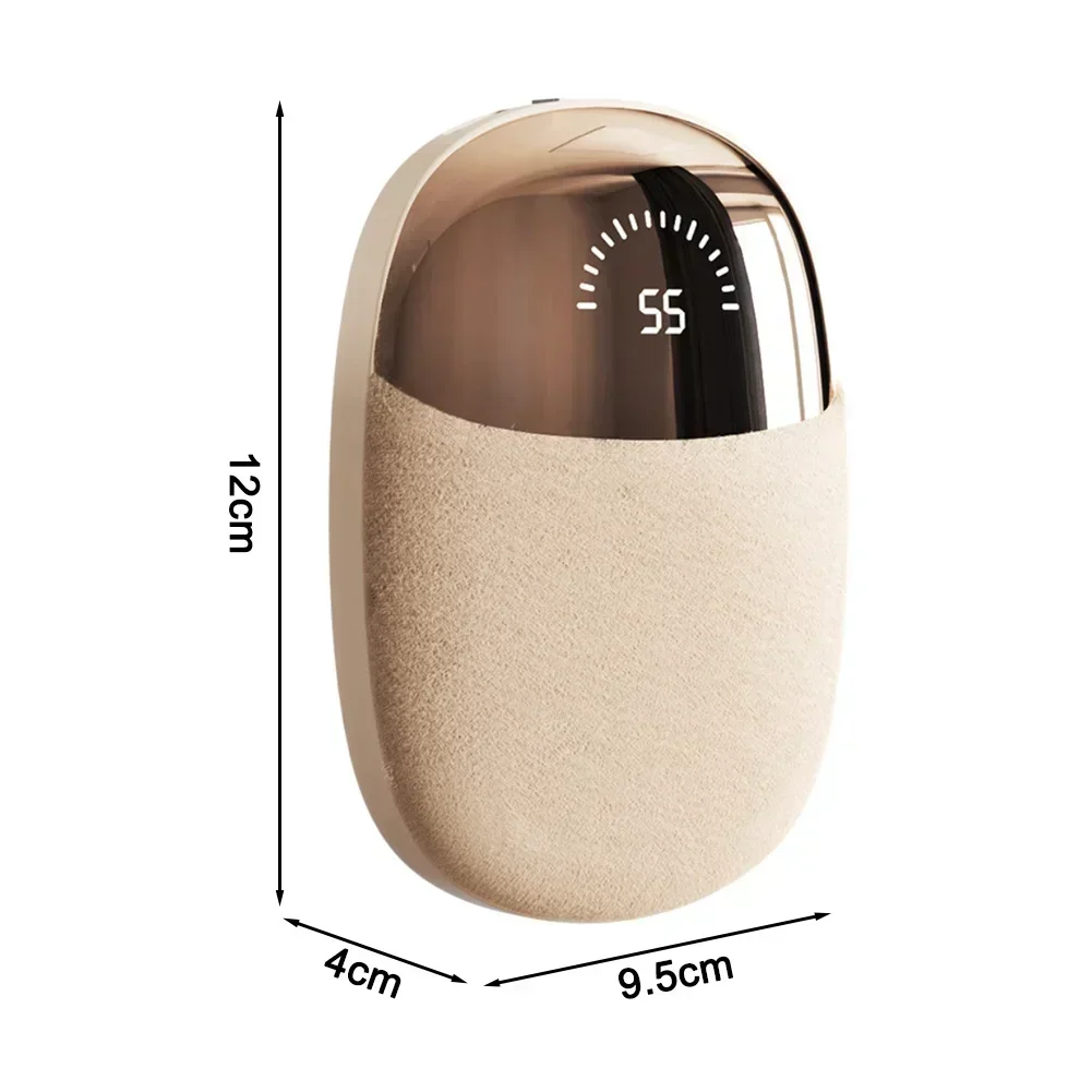 

USB Rechargeable Plush Hand Warmer with Lightweight Portable Design and Adjustable Heat for Daily Cold Weather Use