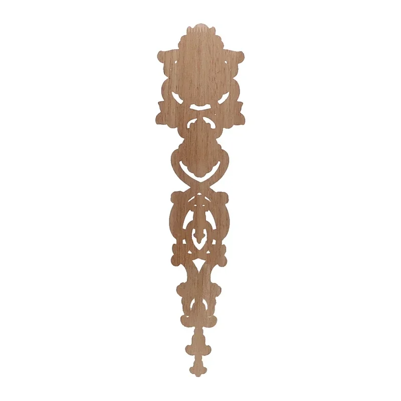 Apliques florales decorativos para muebles de madera maciza de estilo europeo, parche para puerta, armario de flores, cama tallada en cruz