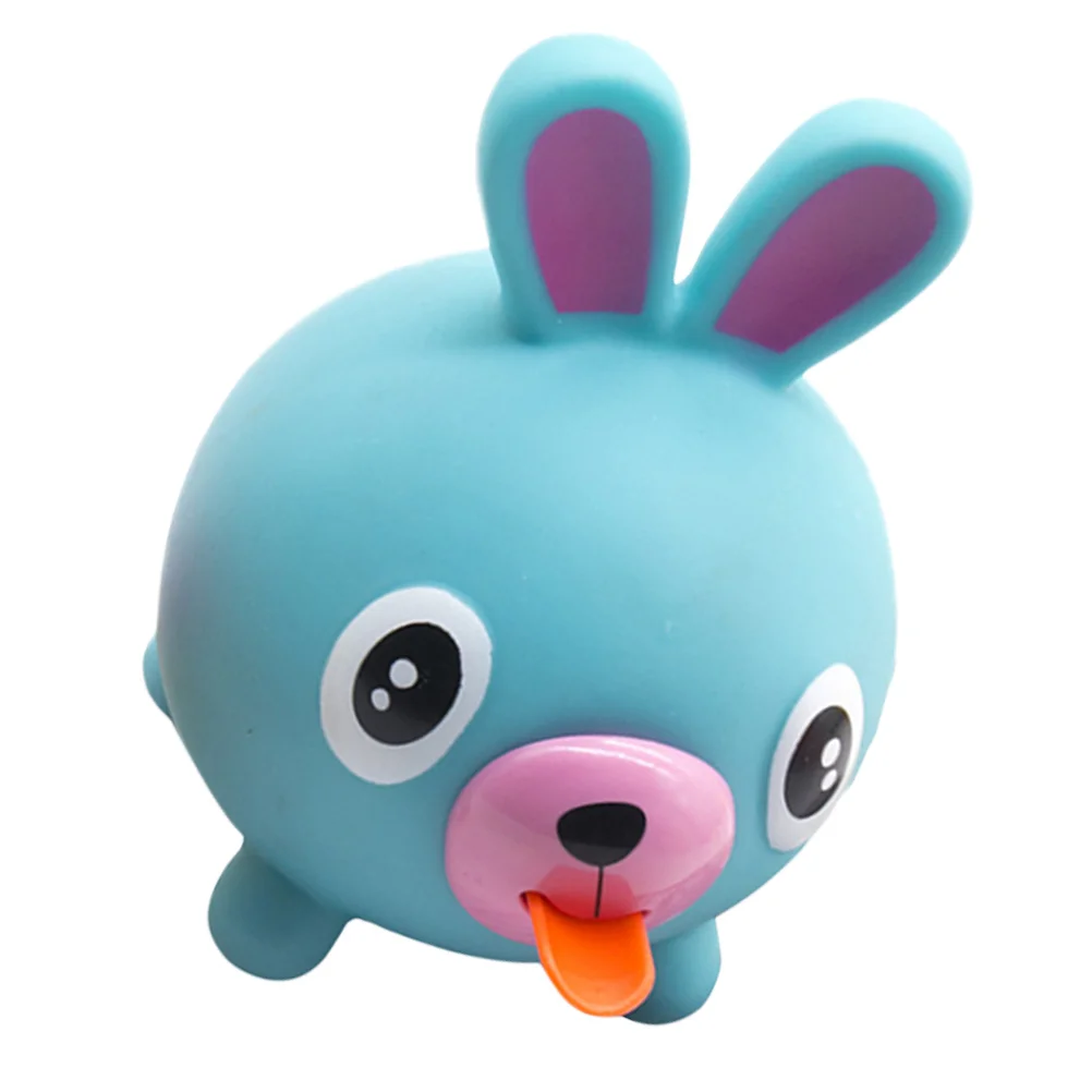 Play Talking Animal Sound Cute Tongue Sticking Out Kids Sensory Squeeze Molar Baby