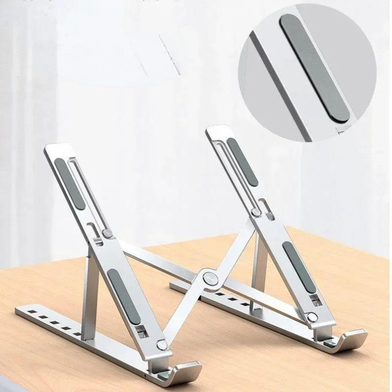 Portable Laptop Stand Notebook Storage Tablet Holder Aluminum Alloy Heat Dissipation Folding Anti-slip Holder ABS Laptop Bracket