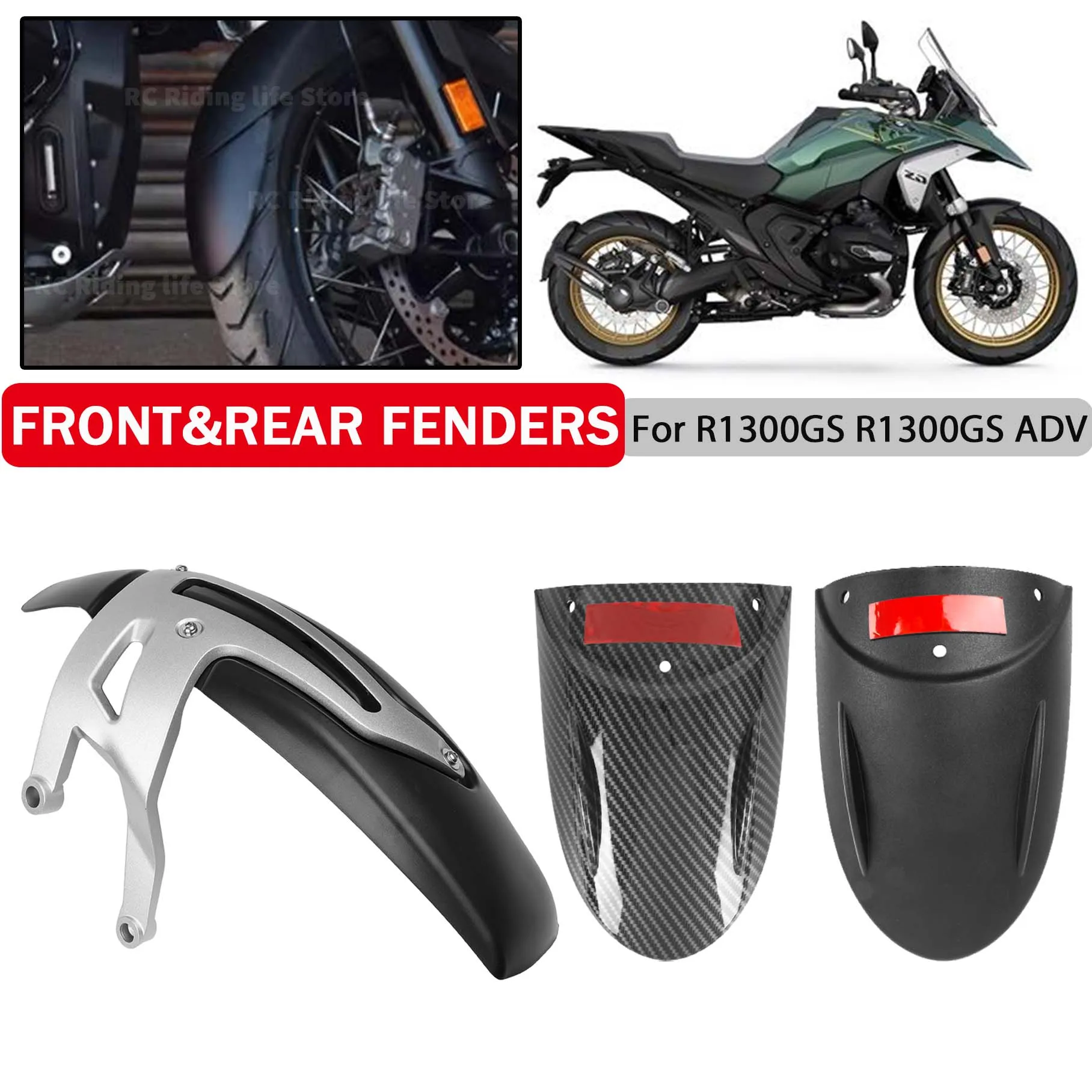 

Front Rear Fender For BMW R 1300GS Adventure R1300GS R1300 GS ADV R 1300 GS 2024 2025 Tire Wheel Hugger Mudguard Splash Guard