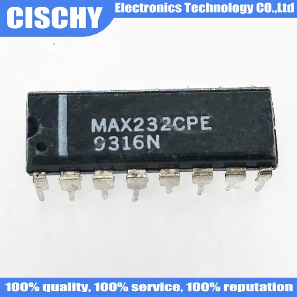 10PCS/lot MAX232CPE DIP16 MAX232C MAX232 DIP-16 RS-232 Drivers/Receivers  and original In Stock