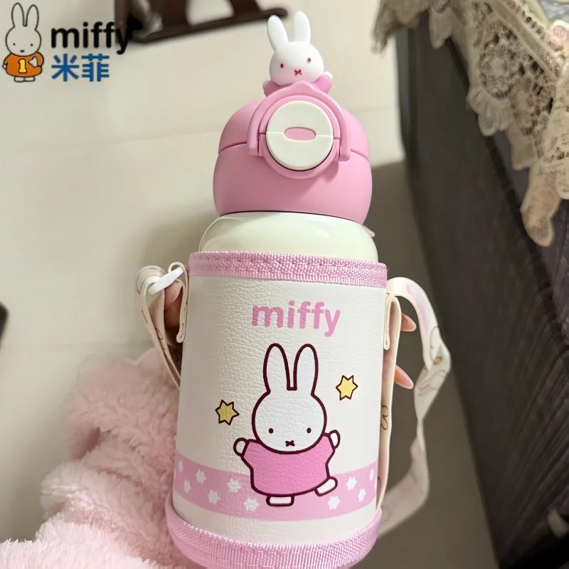 

Miffy Insulated Cup 316 Stainless Steel Double Drinking Cup With Large Capacity Flip Top Water Bottle Collectible Series Gift