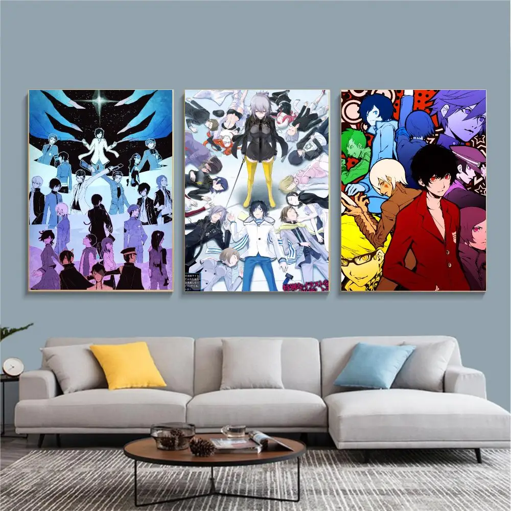 anime D-Devil Survivor 2 The Animation-N Painting Calligraphy Nature Inspired Artwork for Living Room  Home Decoration