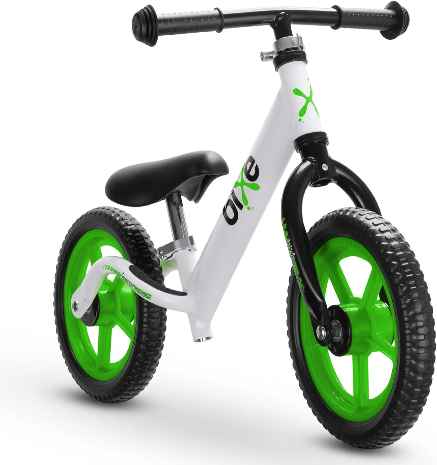 Vélo d'équilibre en aluminium pour enfants et tout-petits, léger 4 lb, vélo d'entraînement sportif sans pédale pour 18 mois - 6 ans, vert