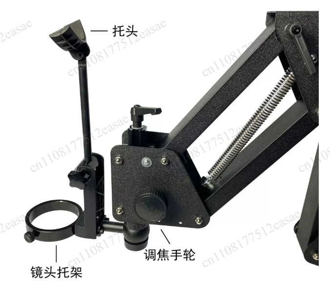 Flexible Arm Microscope Stand 77mm 85mm Diameter Stereo Microscope Support Bracket Jewelry Setting Magnifier Holder Tool