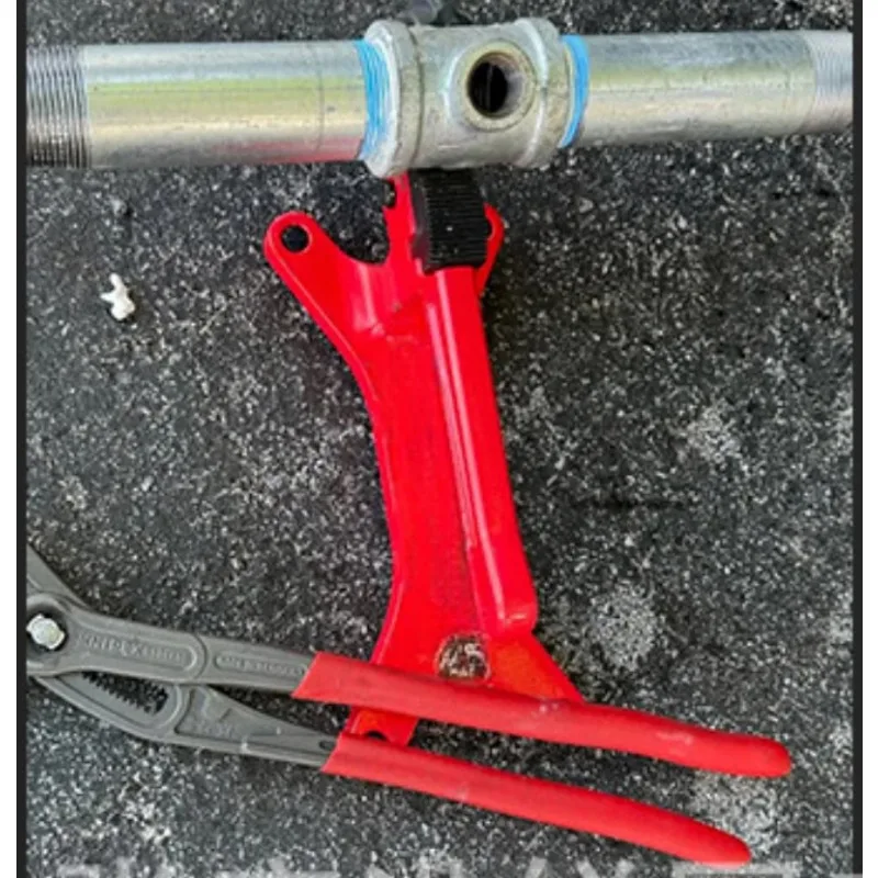 PV01 Pipe Vise Pipe Clamps and Brackets Aluminum Pipe Vise Self Tightening Self-locking Type
