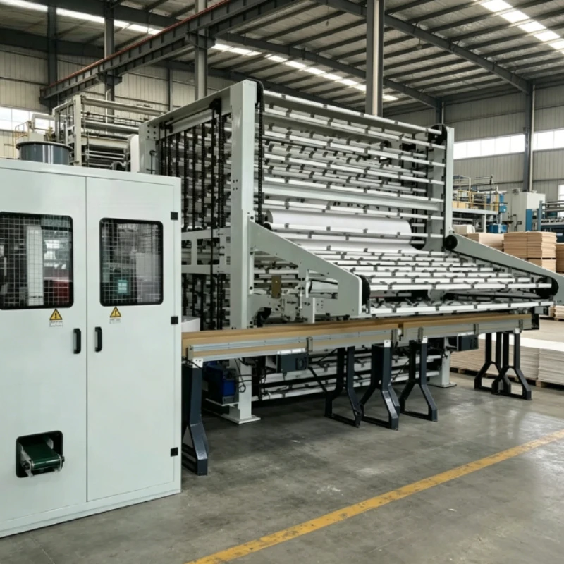 Fully Automatic Toilet Paper Machine Production Line Uniform Tension Auto Discharge Finished Tissue Rolls