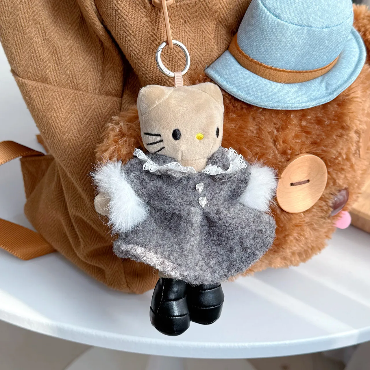 Fashion Hot Sale Cute Little Fragrant Wind  Fabric Doll Skirt Cloth SP Long-legged KT Doll Curly Princess Skirt