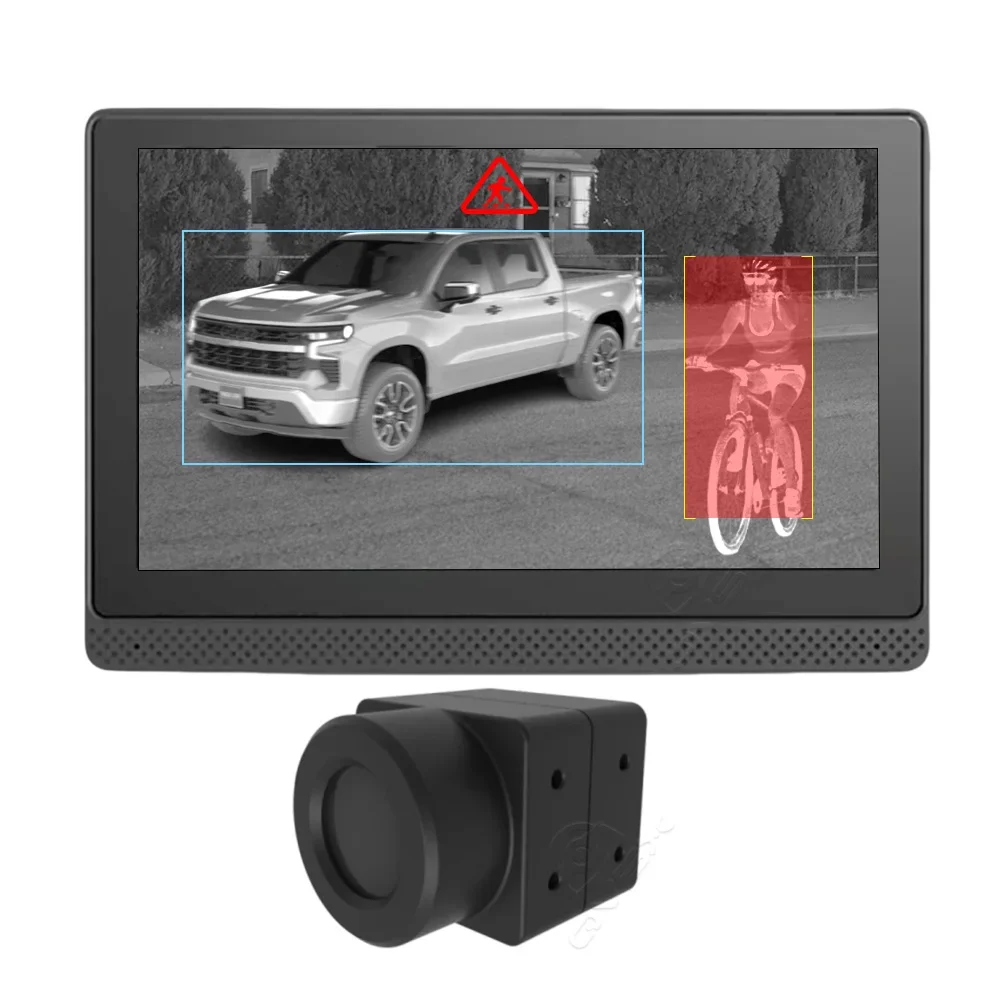 2026 Waterproof Thermal Imaging Camera With Obstacle Detection Anti-Glare Night Vision And Anti-Fog Lens For Truck Fleet Managem