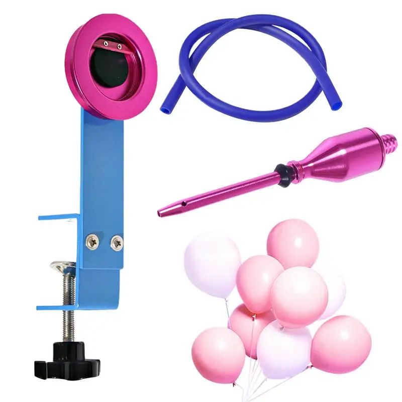 Balloon Stuffing Tool Kit Balloon Filling Tool Kit With Knotting Function Portable Metal Professional Balloon Stuffing Maachine