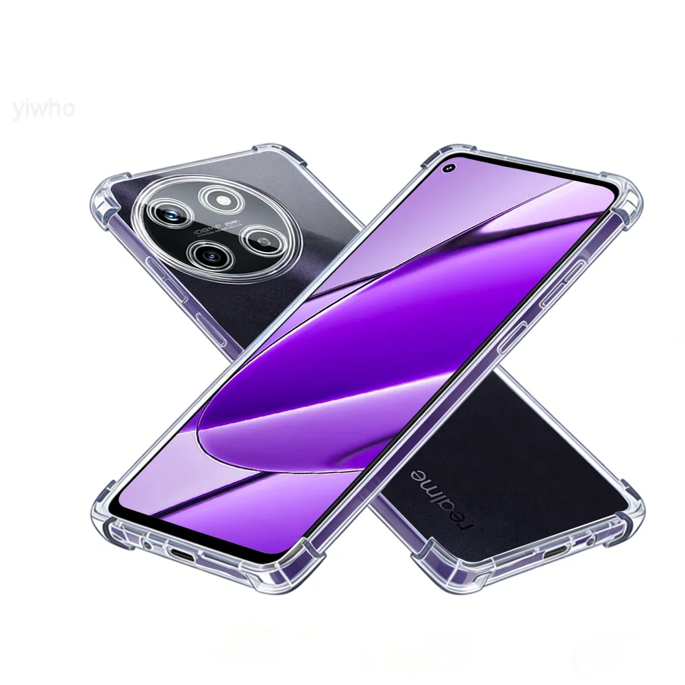 

Clear Phone Case For Realme 11 4G Transparent Case Shockproof Back Covers, Crystal Clear, Corner Protection, Precise Cutouts